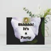 Uitnodiging van de partij "The Garden Party" (Staand voorkant)