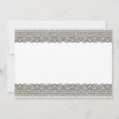 uitnodiging van de partij Toga Birthday met stenen (Achterkant)