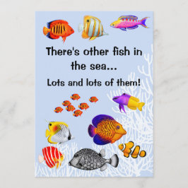 Uitnodiging van de partij Tropical Coral Reef Fish