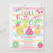 Uitnodiging van de partij Tutti Frutti - Uitnodigi (Voorkant)
