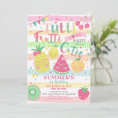 Uitnodiging van de partij Tutti Frutti - Uitnodigi (Staand voorkant)