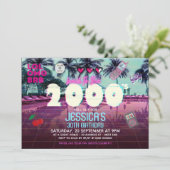 Uitnodiging van de Partij van 2000 (Staand voorkant)