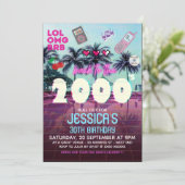 Uitnodiging van de Partij van 2000 (Staand voorkant)