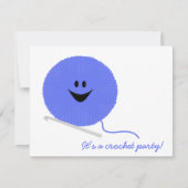 Uitnodiging van de Partij van Crochet (Voorkant)