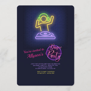 Uitnodiging van de Partij van Dance