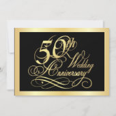 Uitnodiging van de partij van de 50e Jubileum - Go (Voorkant)