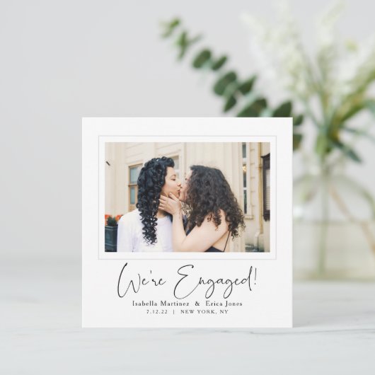 Uitnodiging van de partij van de Aanwezigheidspart (Staand voorkant)