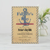 Uitnodiging van de Partij van de Anchor BBQ (Staand voorkant)