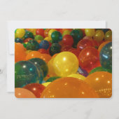 Uitnodiging van de partij van de Balloons (Achterkant)