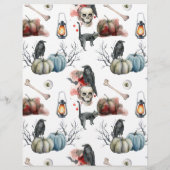 Uitnodiging van de Partij van de Begroting Hallowe Flyer (Achterkant)