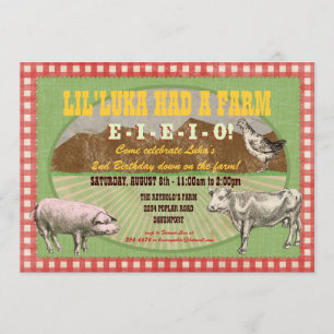 Uitnodiging van de Partij van de boerderij - de Ou