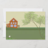 Uitnodiging van de partij van de campagne (Achterkant)