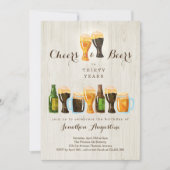 Uitnodiging van de partij van de Cheers & Beer Bir (Voorkant)