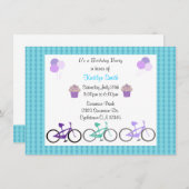 Uitnodiging van de Partij van de Dagen van Cute Bi (Voorkant / Achterkant)