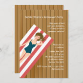 Uitnodiging van de Partij van de Decreet van de zo (Voorkant / Achterkant)