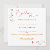 Uitnodiging van de Partij van de Flora-grens van B (Voorkant)