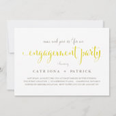 Uitnodiging van de Partij van de FotoEngagement va (Achterkant)