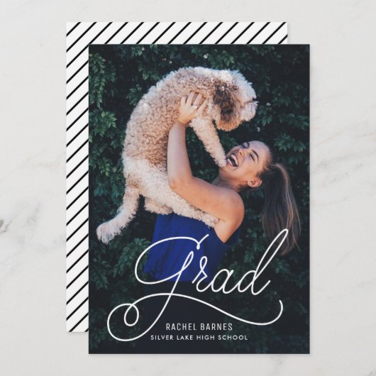 Uitnodiging van de Partij van de Fotografie van he (Voorkant / Achterkant)