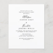 Uitnodiging van de partij van de gevestigde partij (Voorkant)