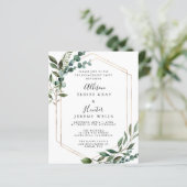 Uitnodiging van de partij van de gevestigde partij (Staand voorkant)