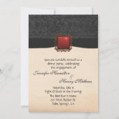 Uitnodiging van de partij van de gevestigde partij (Achterkant)