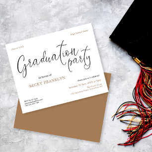 Uitnodiging van de Partij van de Graduatie van de 