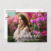 Uitnodiging van de Partij van de Graduatie van de (Voorkant / Achterkant)