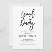 Uitnodiging van de Partij van de Graduatie van het (Voorkant)