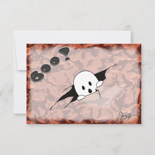 Uitnodiging van de Partij van de Halloween - Cute  (Voorkant)