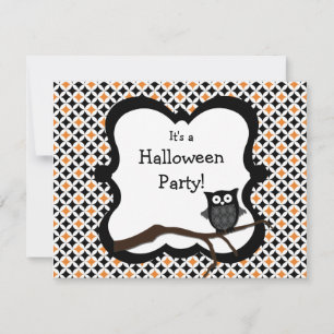 Uitnodiging van de Partij van de Halloween - Owl