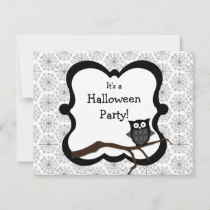 Uitnodiging van de Partij van de Halloween - Owl