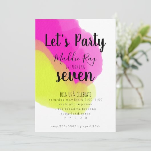 Uitnodiging van de partij van de Helderheid van de (Staand voorkant)