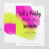 Uitnodiging van de partij van de Helderheid van de (Voorkant / Achterkant)