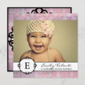 Uitnodiging van de partij van de Hemelse en de Mod (Voorkant / Achterkant)