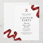 Uitnodiging van de Partij van de lancering (Voorkant / Achterkant)