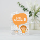 Uitnodiging van de Partij van de Leeuw de Kinder (Staand voorkant)