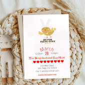 Uitnodiging van de partij van de lente-Chicken Eas