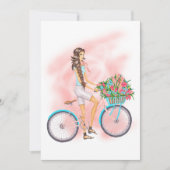 Uitnodiging van de partij van de lente van Birthda (Voorkant)