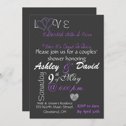 Uitnodiging van de Partij van de Overeenkomst! (Voorkant / Achterkant)