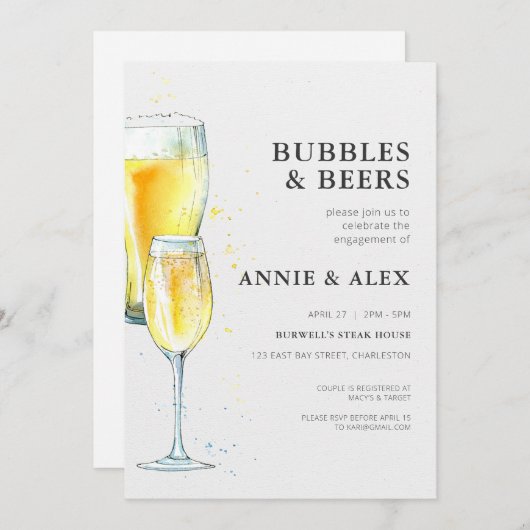 Uitnodiging van de Partij van de Overeenkomst - Bu (Voorkant / Achterkant)