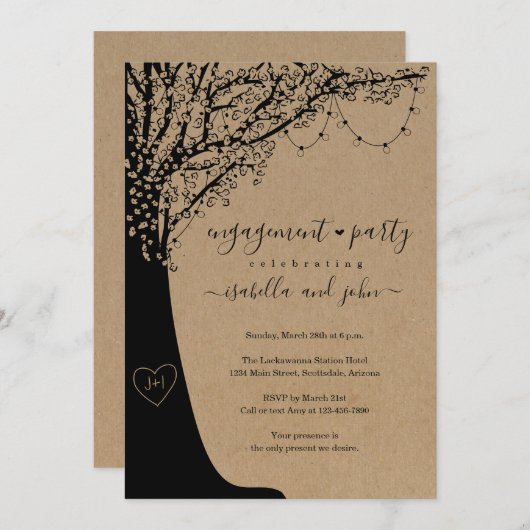 Uitnodiging van de partij van de Overeenkomst van  (Voorkant / Achterkant)