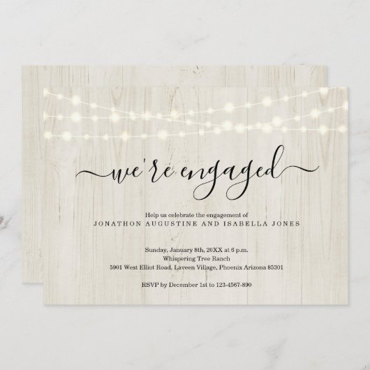 Uitnodiging van de partij van de Overeenkomst van  (Voorkant / Achterkant)