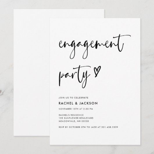 Uitnodiging van de Partij van de Overeenkomst van  (Voorkant / Achterkant)