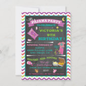 Uitnodiging van de Partij van de Pajama Slumber (Voorkant)