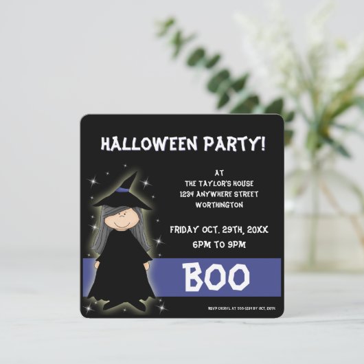 Uitnodiging van de Partij van de Partij van de Kle (Staand voorkant)