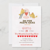 Uitnodiging van de partij van de Partij van de Len (Voorkant)