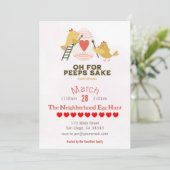 Uitnodiging van de partij van de Partij van de Len (Staand voorkant)