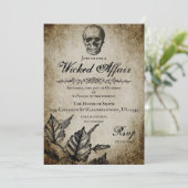 Uitnodiging van de partij van de partij van de par (Staand voorkant)