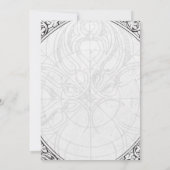 Uitnodiging van de partij van de partij van de par (Achterkant)