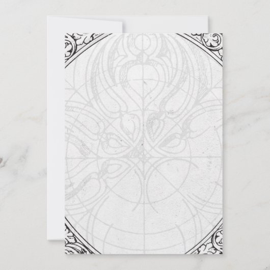 Uitnodiging van de partij van de partij van de par (Achterkant)